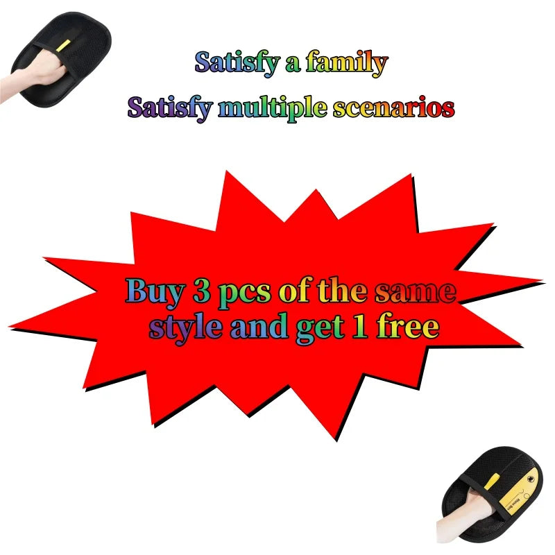 Cat Hair Brush Pet Removal Gloves Double-Sided Pet Grooming Gloves Kitten Cleaning Tool Dog Deshedding Brush Pet Supplies ﻿