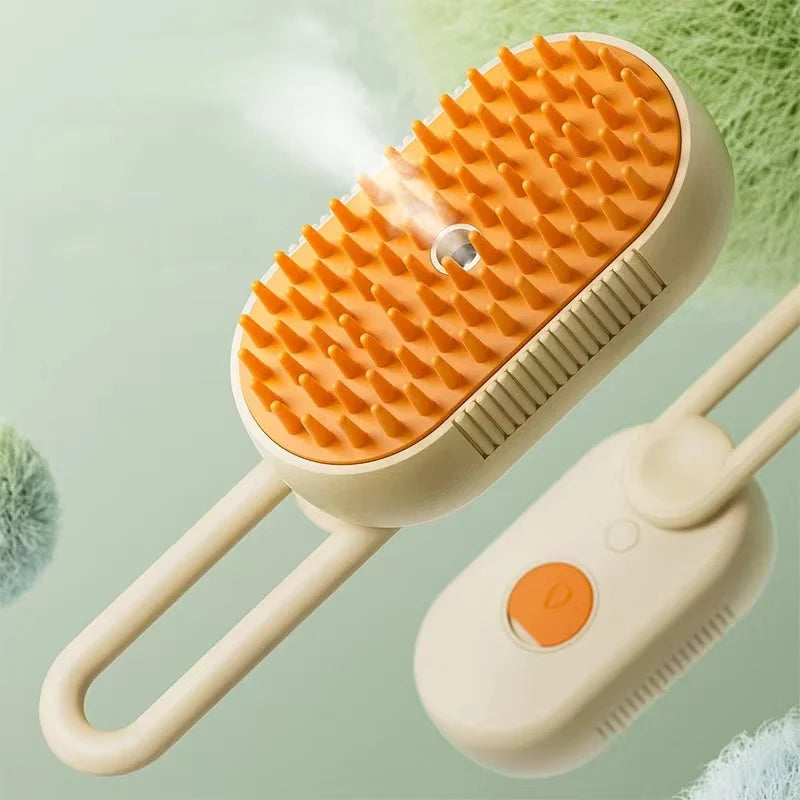 Pet Clean Steam Spray Dog Grooming Brush Unique Steam Brush For Dogs Luxury Grooming Brush Dog Steam Brush C