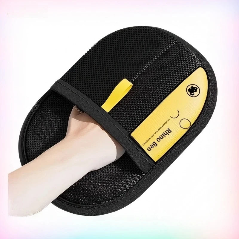 Cat Hair Brush Pet Removal Gloves Double-Sided Pet Grooming Gloves Kitten Cleaning Tool Dog Deshedding Brush Pet Supplies ﻿