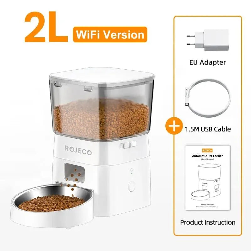 ROJECO 2L Automatic Cat Feeder