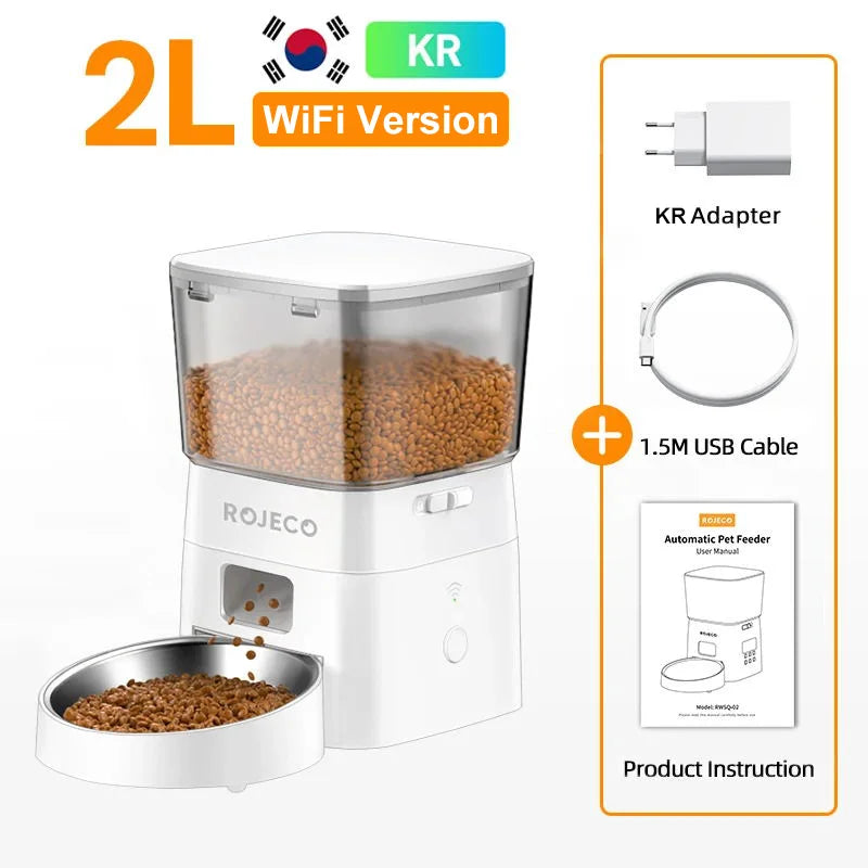 ROJECO 2L Automatic Cat Feeder