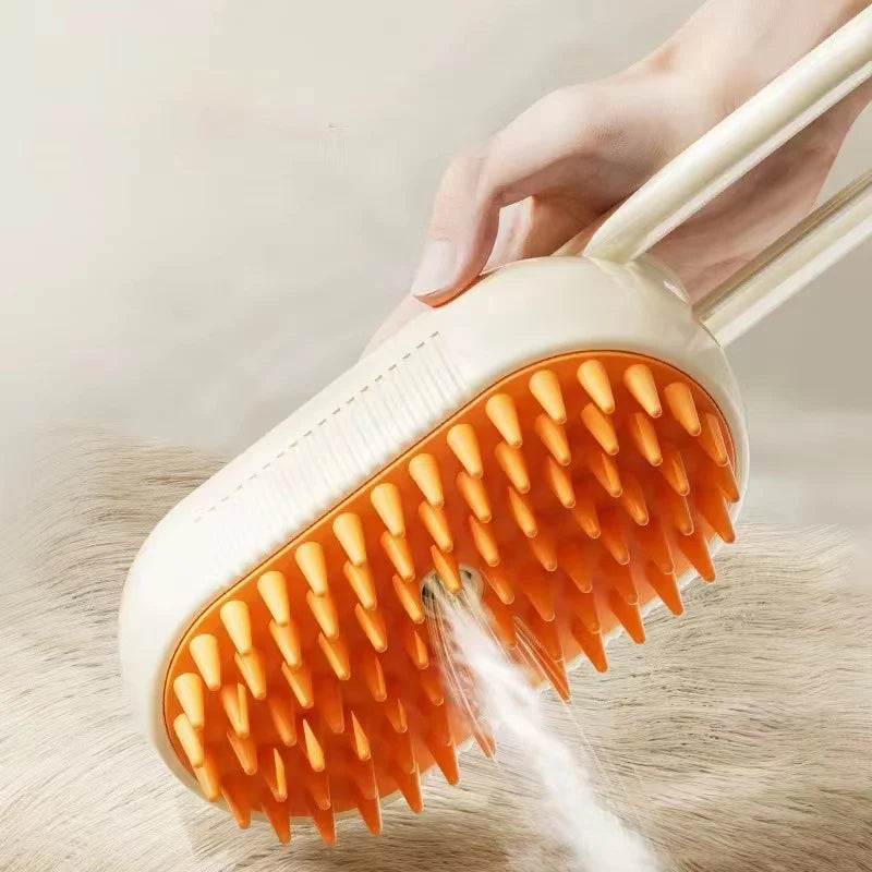 Pet Clean Steam Spray Dog Grooming Brush Unique Steam Brush For Dogs Luxury Grooming Brush Dog Steam Brush C